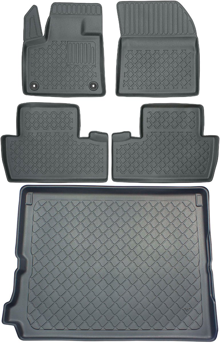 Peugeot 5008 II SUV od 07.2017r. Bagażnik ARISTAR 193574G + Dywaniki ARISTAR 603574