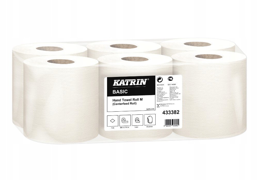 Katrin ręcznik papierowy w roli Basic M 300 433382 6 szt.