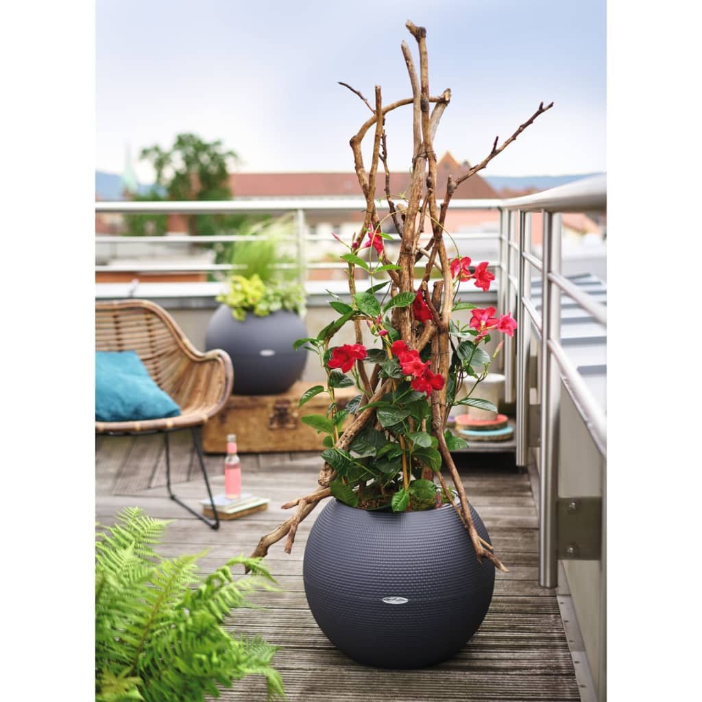 LECHUZA Donica PURO Color 50 ALL-IN-ONE, śr. 49 cm, łupkowa