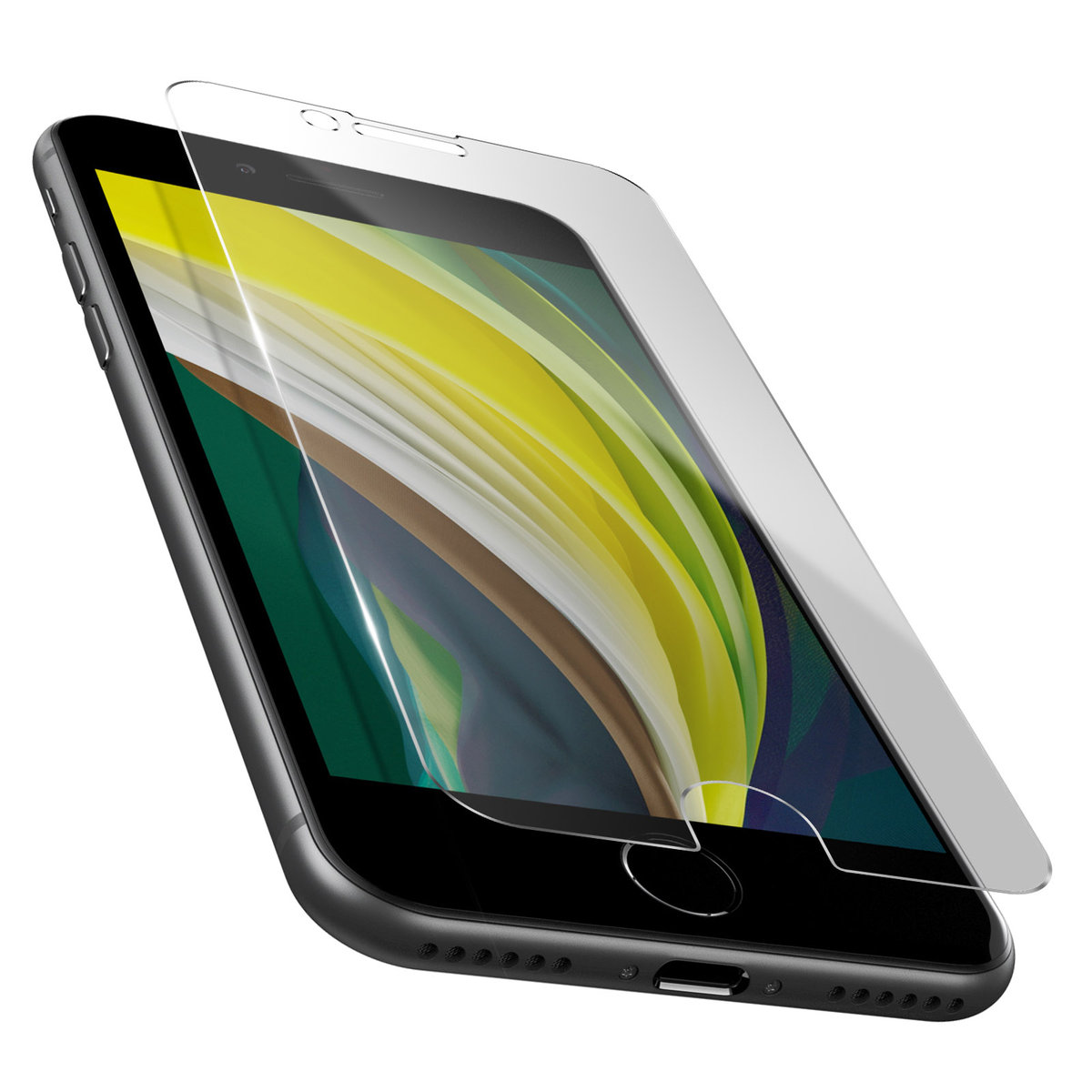iPhone 7 /8 /SE 2020 Zabezpieczenie ekranu Szkło hartowane Odporne na wstrząsy Przezroczyste