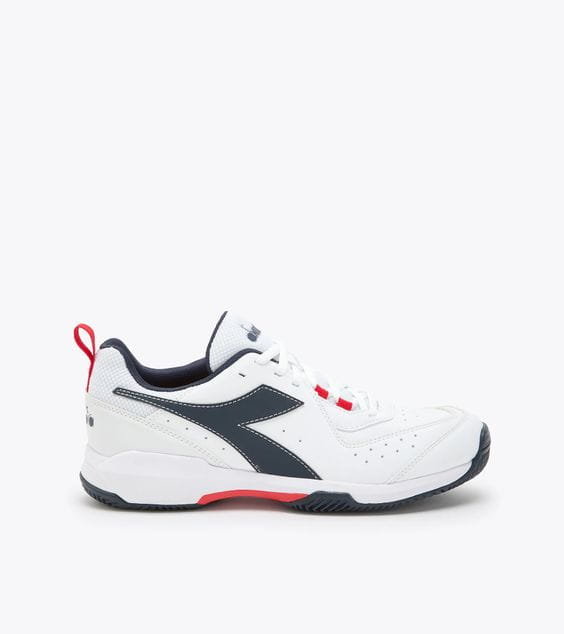 Buty dziecięce Diadora S.Challenge 5 SL JR. white/blue corsair/fiery - 36