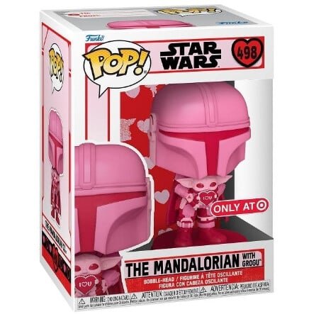 Funko POP Star Wars: Valentines - Mando with Grogu (Exclusive)