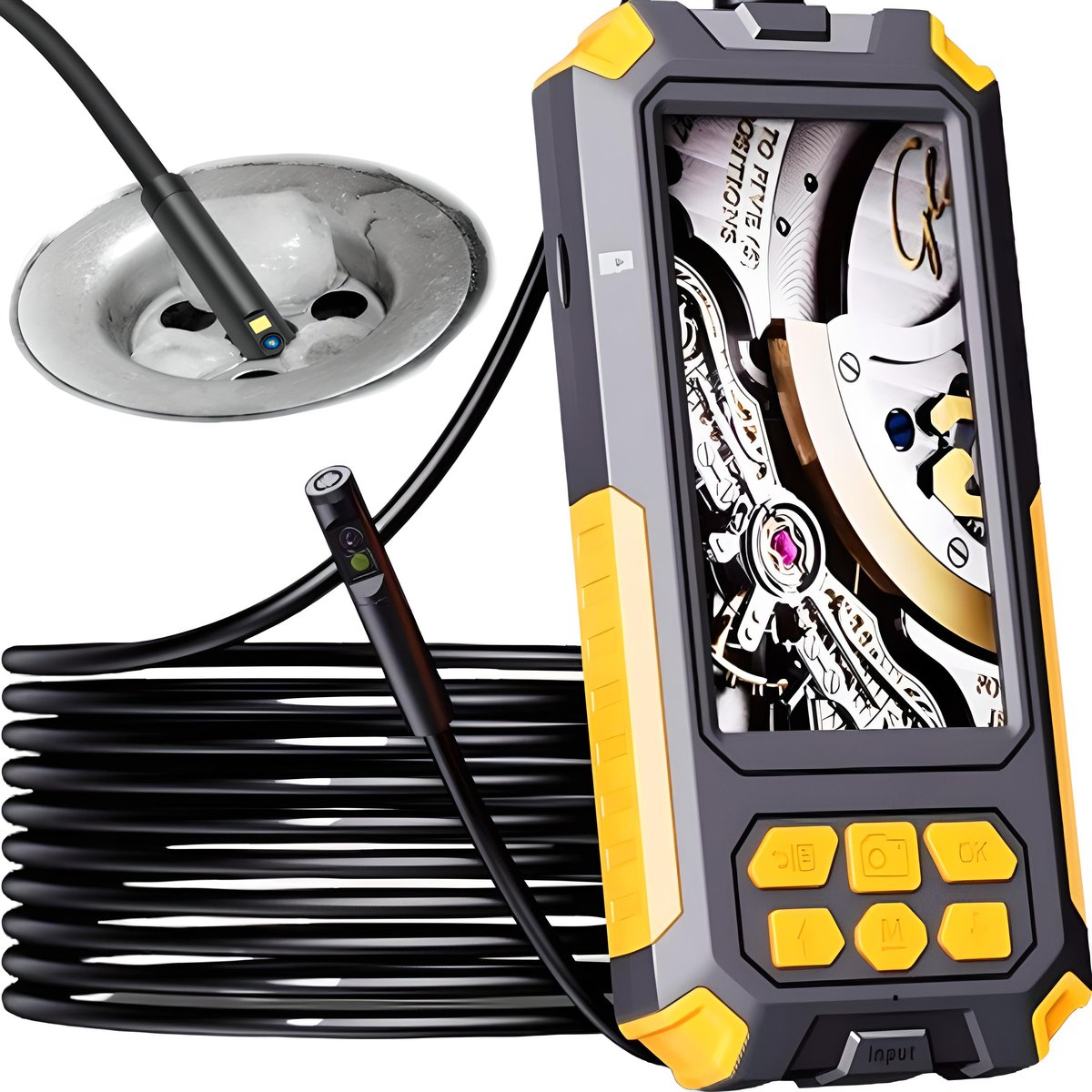 KAMERA INSPEKCYJNA DUO ENDOSKOP 5M 9LED 2xFULL HD