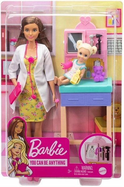Mattel Zestaw do gry Barbie Pediatra Brunetka # z wartością produktów powyżej 89zł!