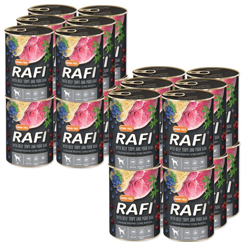 Dolina Noteci Rafi Karma Żołądki Wołowe 24x400g