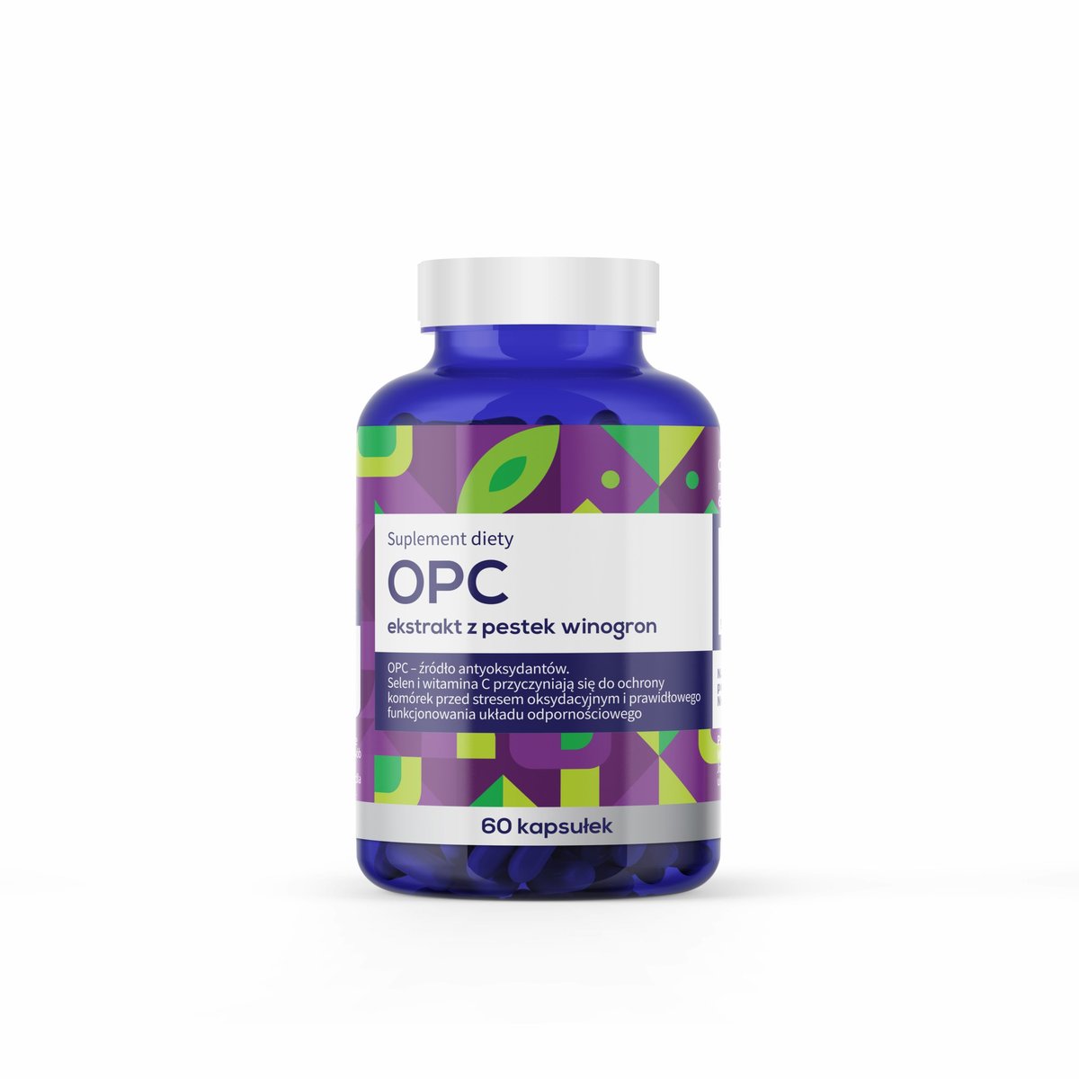 Jodavita, Ekstrakt z pestek winogron OPC 95%, 60 kaps.