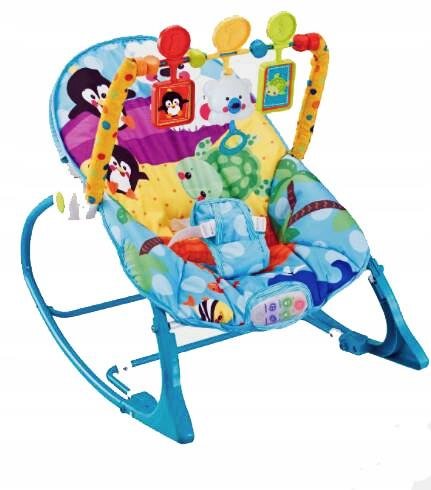 KINDER_PLAY BUJACZEK LEŻACZEK WIBRACJE 3w1 DO 18kg
