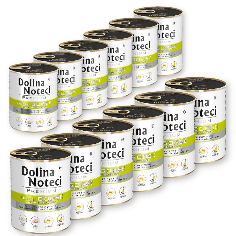 Dolina Noteci Premium, 24 x 800 g - Gęś z ziemniakami