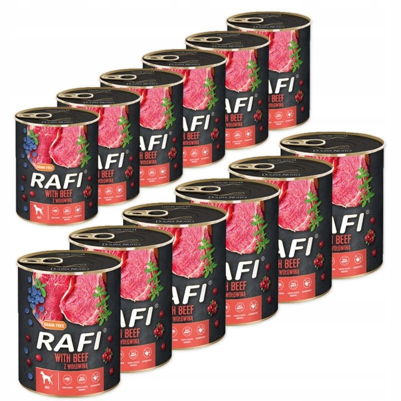 Dolina Noteci (RAFI) RAFI Classic WOŁOWINA Zestawy 800g x 12 szt