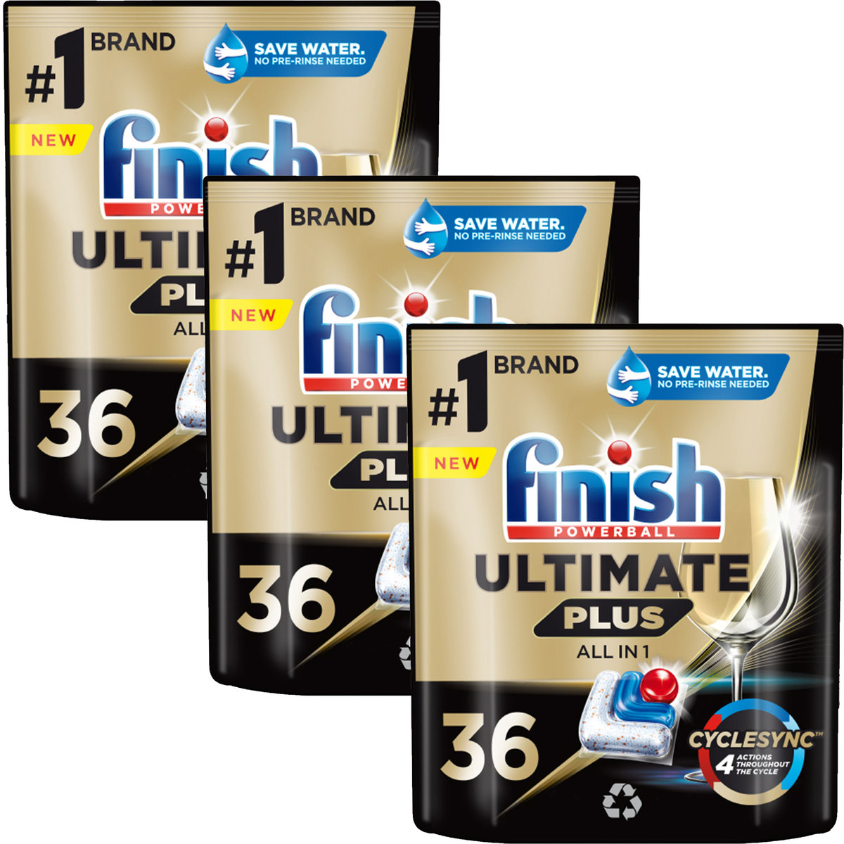 Finish Ultimate Plus Kapsułki Zmywarki 108 Fresh