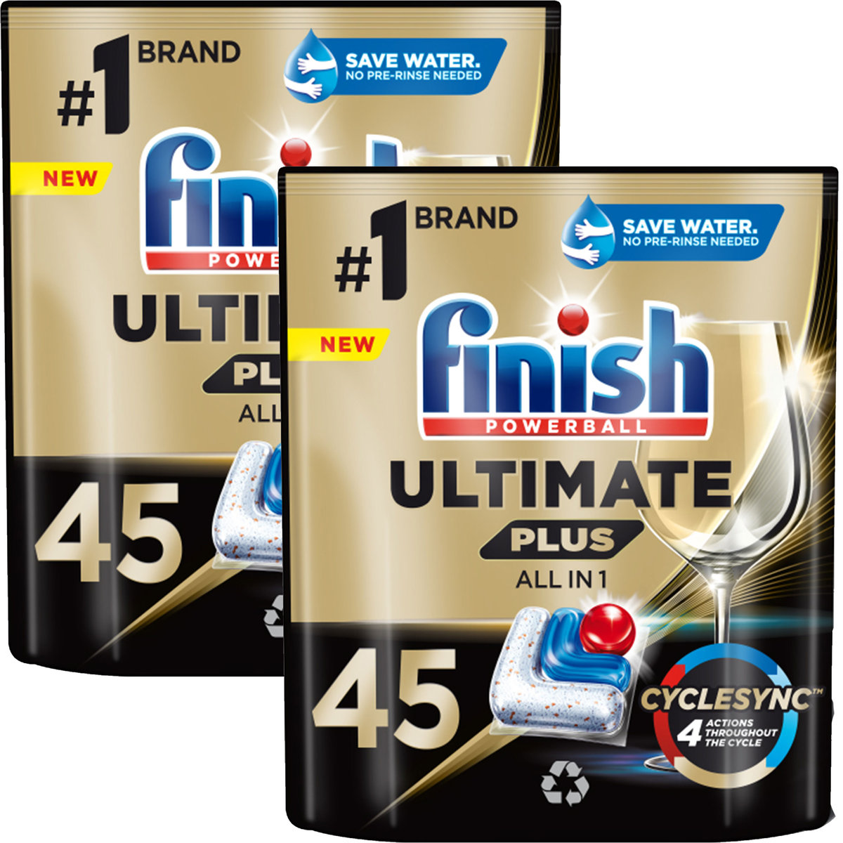 Finish Ultimate Plus Kapsułki do Zmywarki 90 Fresh