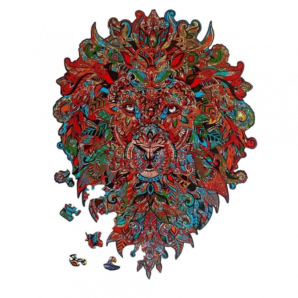 Puzzle Drewniane Baśniowy Lew