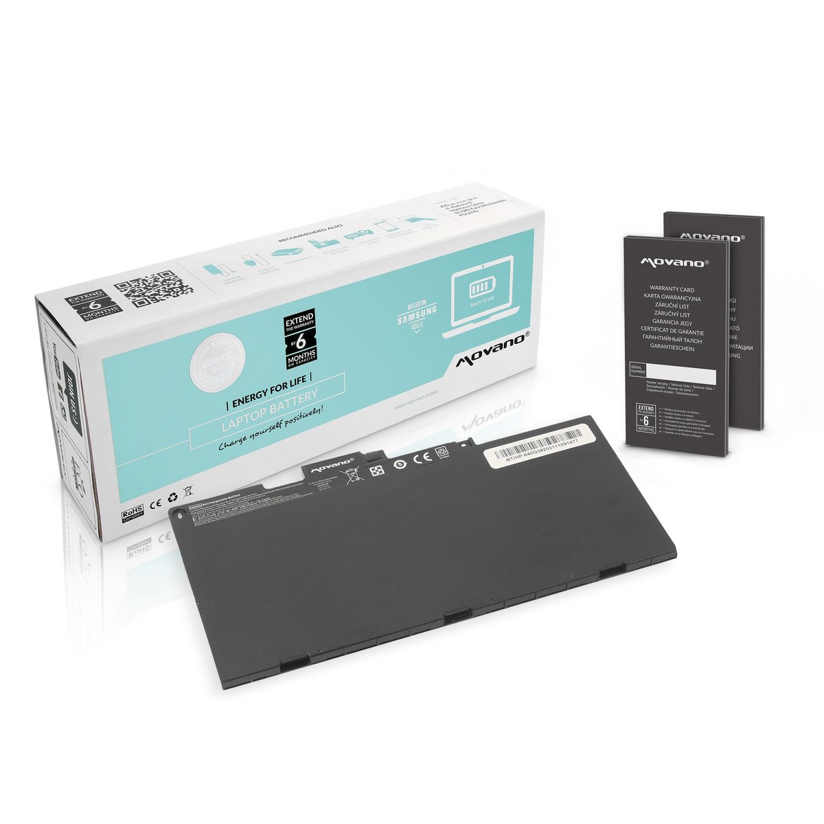 Bateria Movano do HP EliteBook 840, 850, 755, G3, 4100mAh
