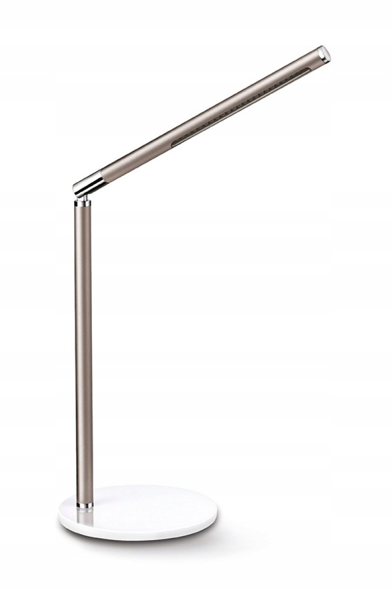CEP Lampka na biurko CLED-100 beżowo / biała