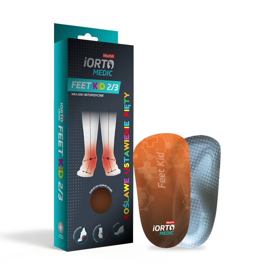 Wkładki do butów dla dzieci feet kid na koślawość stóp mazbit r. 33-34
