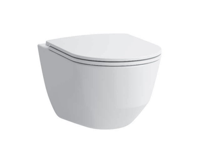Laufen Pro A Zestaw Toaleta WC 53x36 cm bez kołnierza + deska wolnoopadająca biała H8669570000001