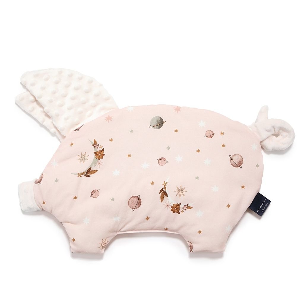 La Millou PODUSIA SLEEPY PIG - BY WHATANNAWEARS - FLY ME TO THE MOON NUDE PURE - ECRU | 47961-uniw