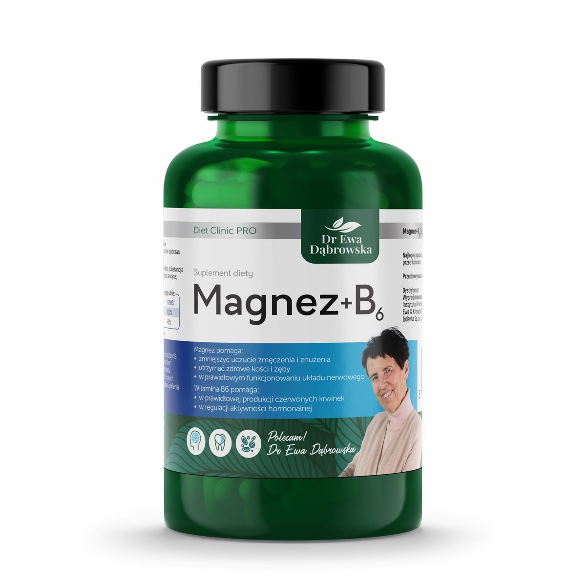 Magnez + B6, 120 kapsułek , DR EWA DĄBROWSKA