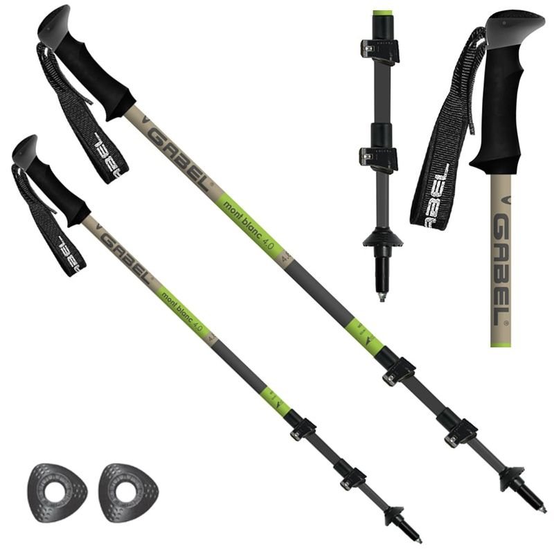 Gabel Kije trekkingowe Mont Blanc F.L. 4.0 Green 700843230