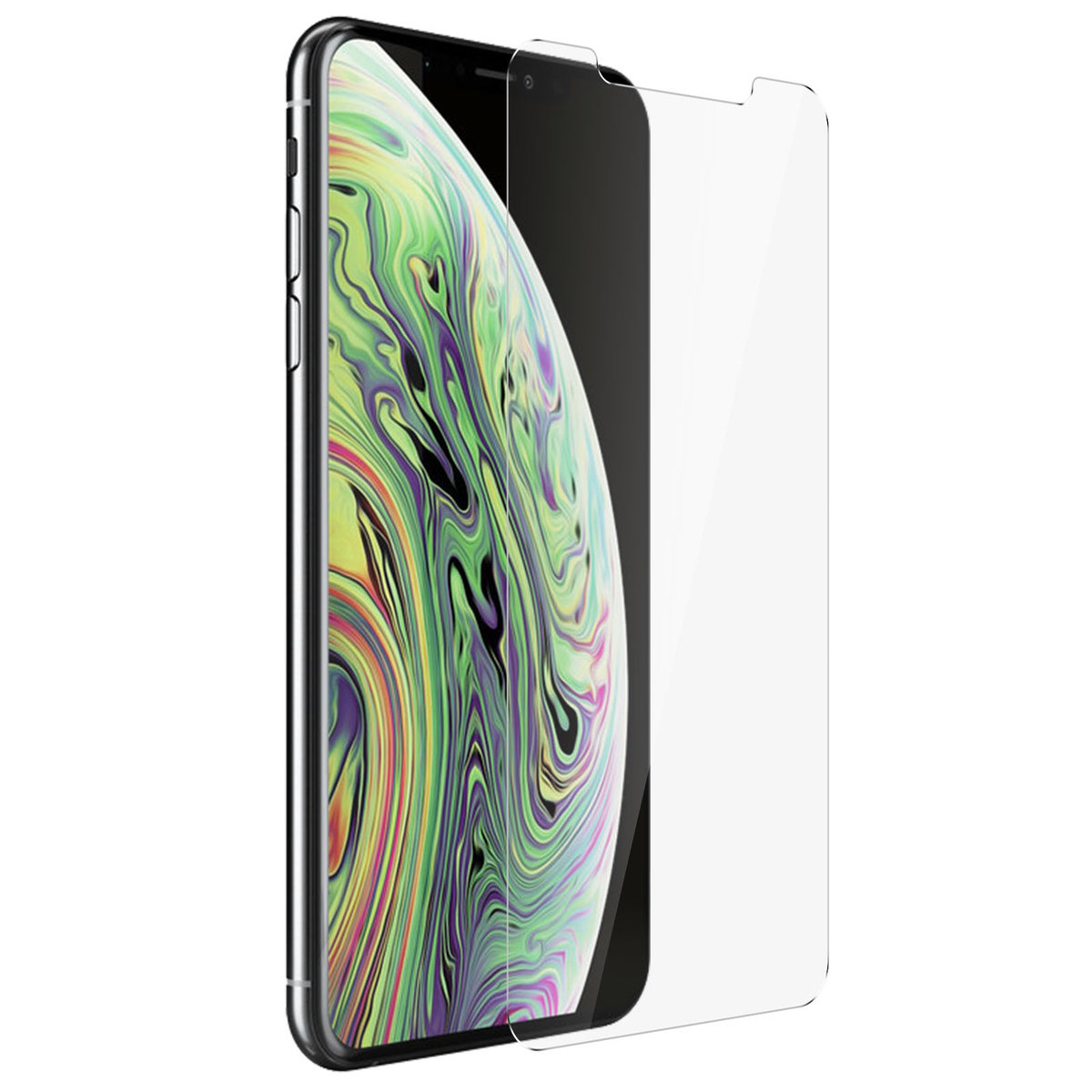 Zabezpieczenie ekranu ze szkła hartowanego do Apple iPhone XS Max, twardość 9H