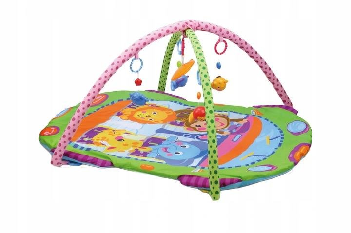 MATA EDUKACYJNA INTERAKTYWNA BABY FITNESS SAMOCHÓD
