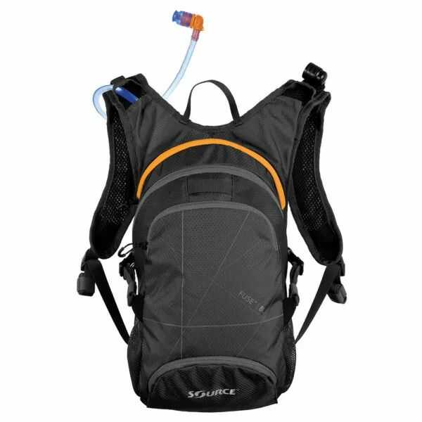 Plecak Source Fuse Hydration Backpack 6 l - Black/Bright Orange