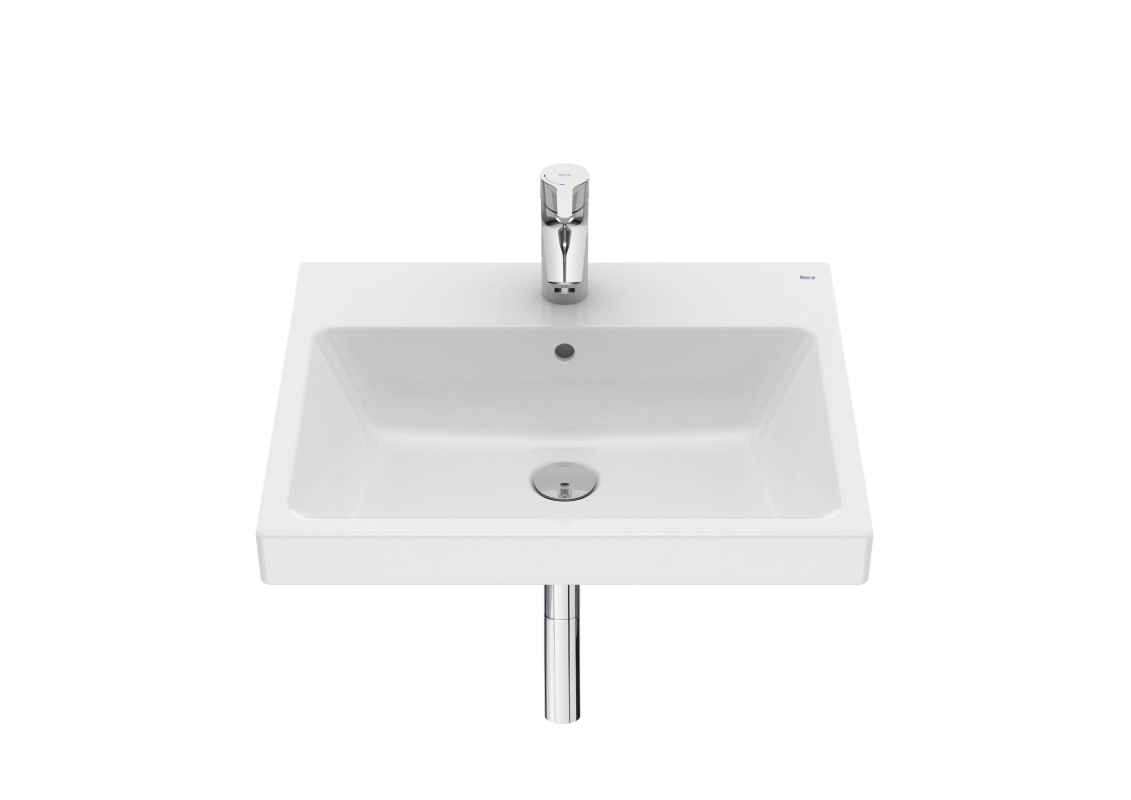 Roca Gap Umywalka wisząca 55x46 cm z powłoką Supraglaze biała A3270MVS00
