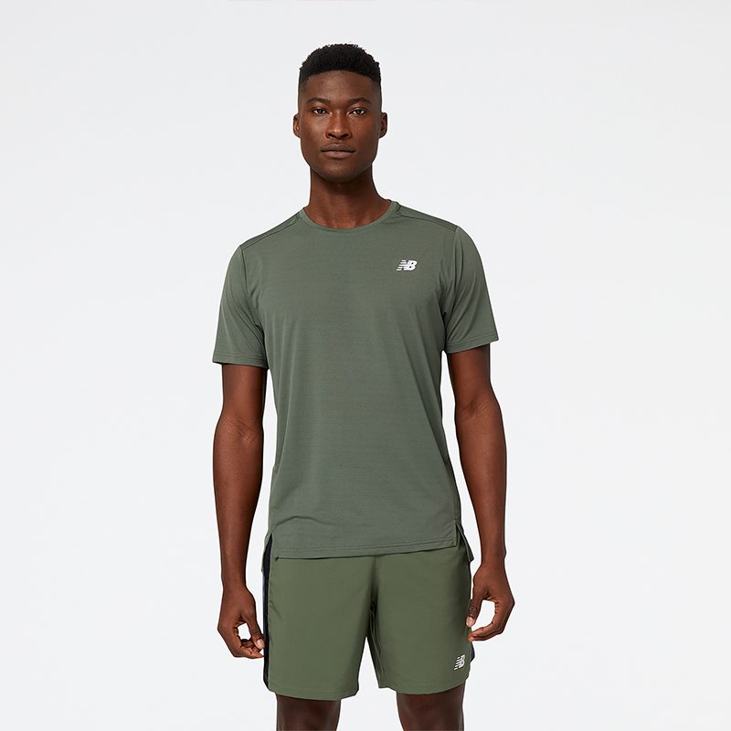 Koszulka męska New Balance MT23222DON  zielona