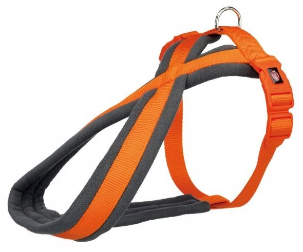 Фото - Нашийник Trixie Szelki Premium touring kolor papaya r. M–L: 50–80 cm/25 mm 