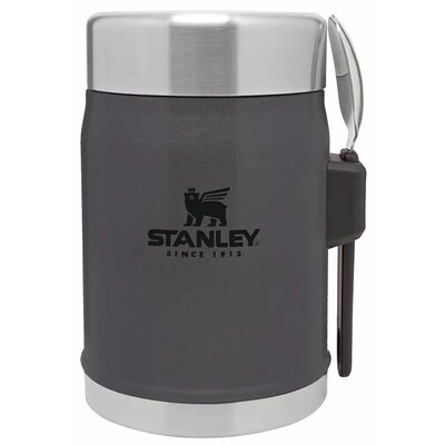 Termos Obiadowy Ze Sztućcem Classic - 0,4 L Charcoal / Stanley
