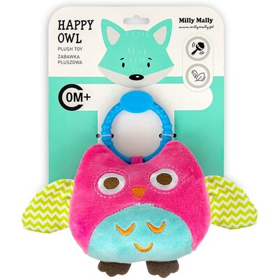 Zawieszka MILLY MALLY Happy owl Sówka 2552 Różowy