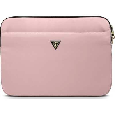 Guess Etui Nylon Sleeve do MacBook Air/ Pro 13'' różowe GUCS13NTMLLP