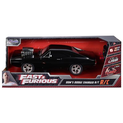 Dickie Toys Auto na radio Fast&Furious Szybcy i wściekli Dodge Charger 1970 1:16