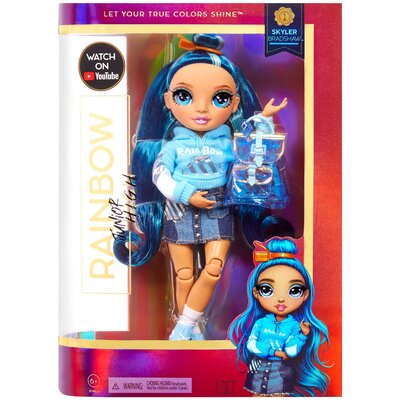 MGA Entertainment Rainbow High Junior High Fashion Doll Skyler Bradshaw Blue 580010 580010