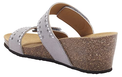 Scholl Michelle 2.0, sandały damskie, szare, 40 EU, Szary, 40 EU