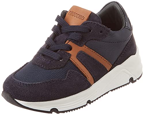 Pinocchio Dziewczęce P1730 sneakersy, Ciemnoniebieska beżowa pantera, 26 EU