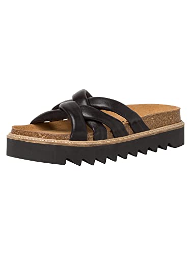 Tamaris Damskie kapcie 1-1-27402-20, czarne, 42 EU, czarny, 42 EU