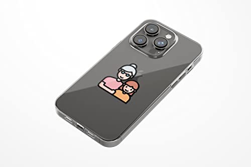 Bonateks, Etui z cyfrowym nadrukiem kompatybilne z iPhone 14 Pro, etui na telefon komórkowy, ochronne, odporne na uderzenia, silikonowe, elastyczne, przezroczyste etui na telefon