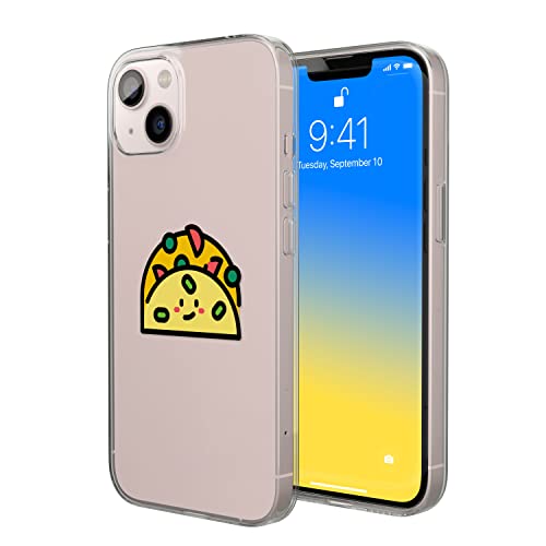 Bonateks, Etui na telefon komórkowy z cyfrowym nadrukiem, kompatybilne z iPhone 14, etui ochronne, odporne na uderzenia, silikonowe, elastyczne, przezroczyste etui na telefon