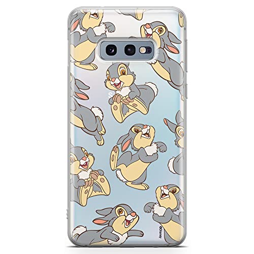 ERT GROUP etui na telefon Samsung S10e, case oryginalny i oficjalnie licencjonowany przez Disney, wzór Thumper 003, optymalnie dopasowane, plecki z TPU częściowo przeźroczyste