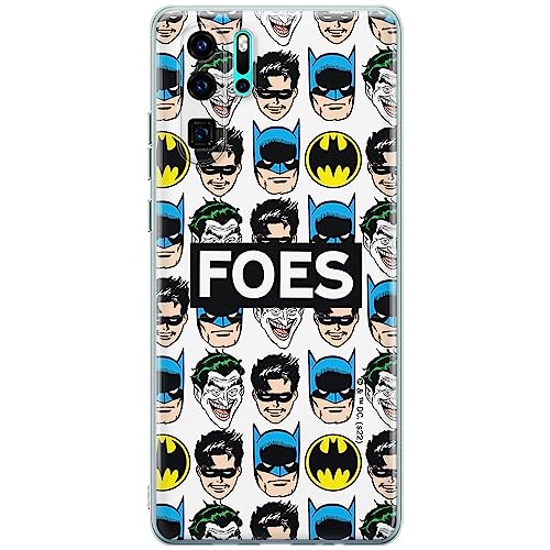 ERT GROUP etui na telefon Huawei P30 PRO, case oryginalny i oficjalnie licencjonowany przez DC, wzór Batman 078, optymalnie dopasowane, plecki z TPU częściowo przeźroczyste
