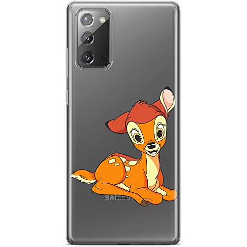 ERT GROUP etui na telefon Samsung GALAXY NOTE 20, case oryginalny i oficjalnie licencjonowany przez Disney, wzór Bambi 016, optymalnie dopasowane, plecki z TPU częściowo przeźroczyste