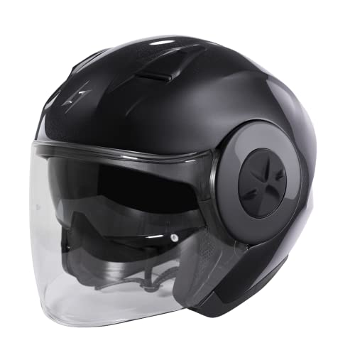 STORMER, kask jet motocyklowy TREND black metal, XL