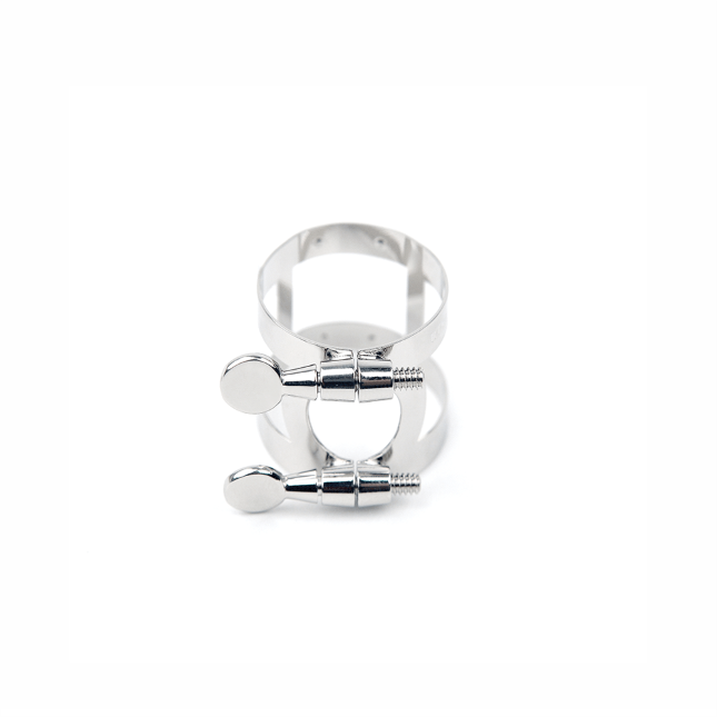 D'Addario Rico Ligature Bass Clarinet Nickel ligatura klarnetu basowego niklowana