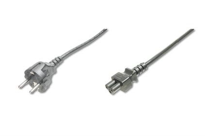 Assmann Kabel zasilający Kabel połączeniowy zasilający Typ Schuko prosty/IEC C5, (AK-440115-012-S)