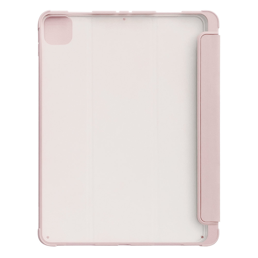 Hurtel Stand Tablet Case etui Smart Cover pokrowiec na iPad mini 5 z funkcją podstawki różowy