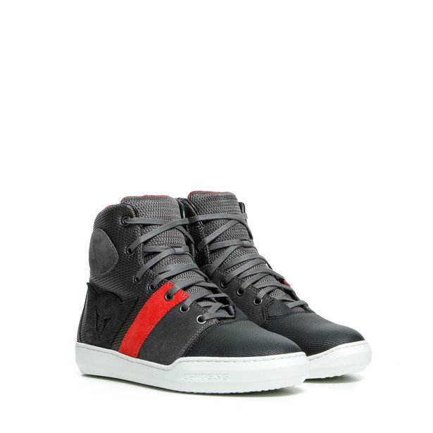 DAINESE York Air Lady Shoes, Lekkie Letnie Buty Motocyklowe Kobiety, Phantom/Czerwony, 40