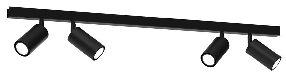 Lampa sufitowa HUDSON BLACK 4xGU10
