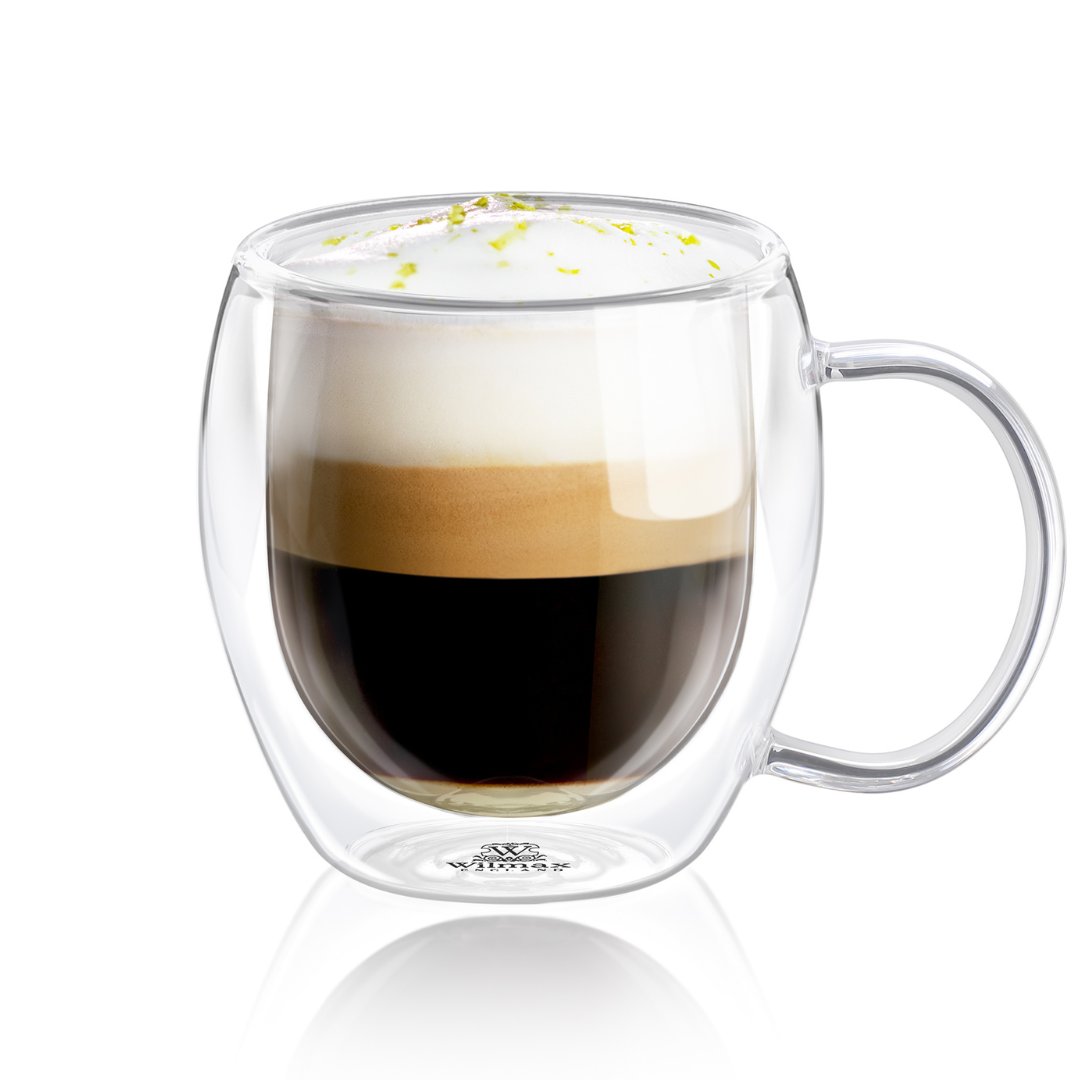 WILMAX Termo Kubek szklany podwójne ścianki 500 ml WL-888749/A