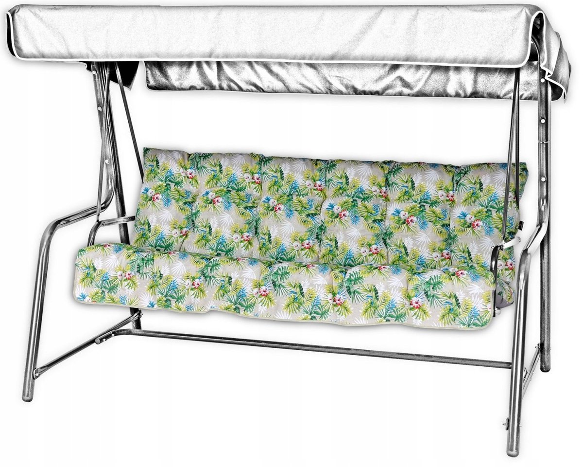 Poduszka na huśtawkę ogrodową FLORA 135 cm 573